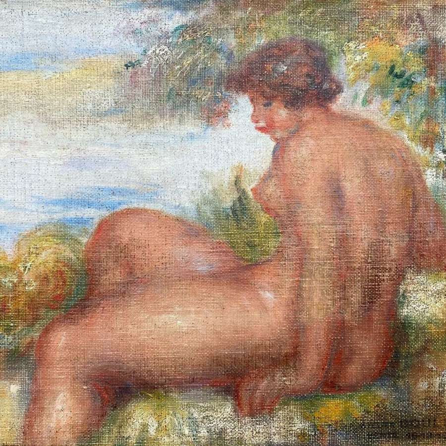 Boulier:The Statuesque Bather By Auguste Renoir's Last Student Ca 1910