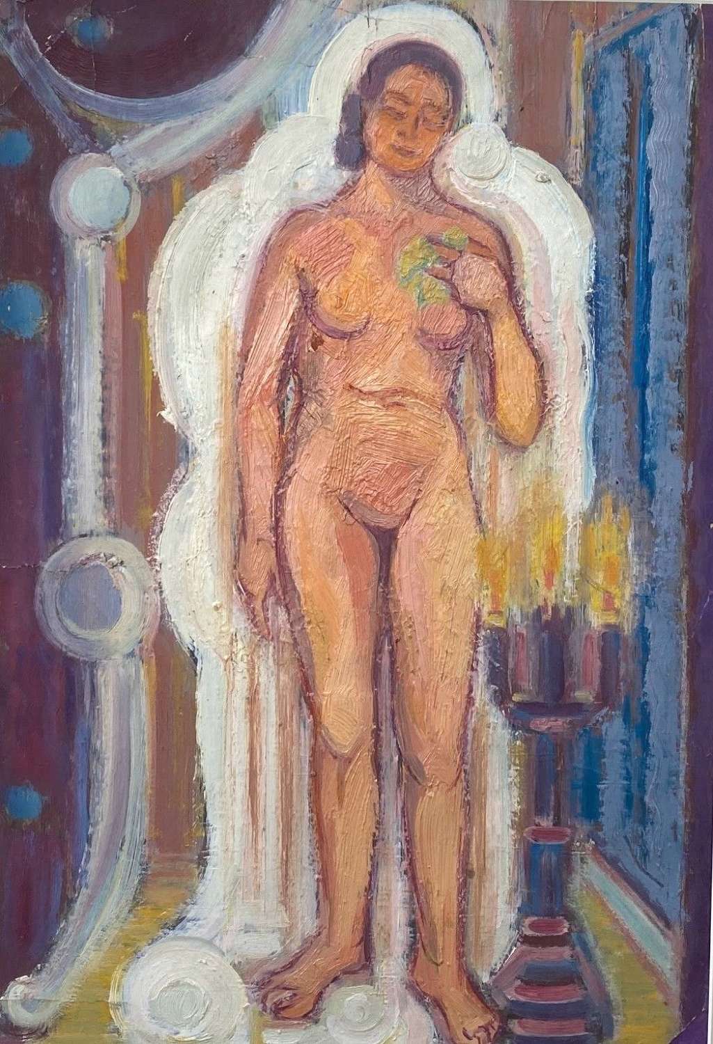 Fauve Grooming Scene Woman Washing Herself C 1920 French Female Nude
