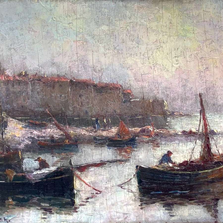 Cernak: The Cote D'Azur, Boats in Saint Tropez Harbour C 1930,