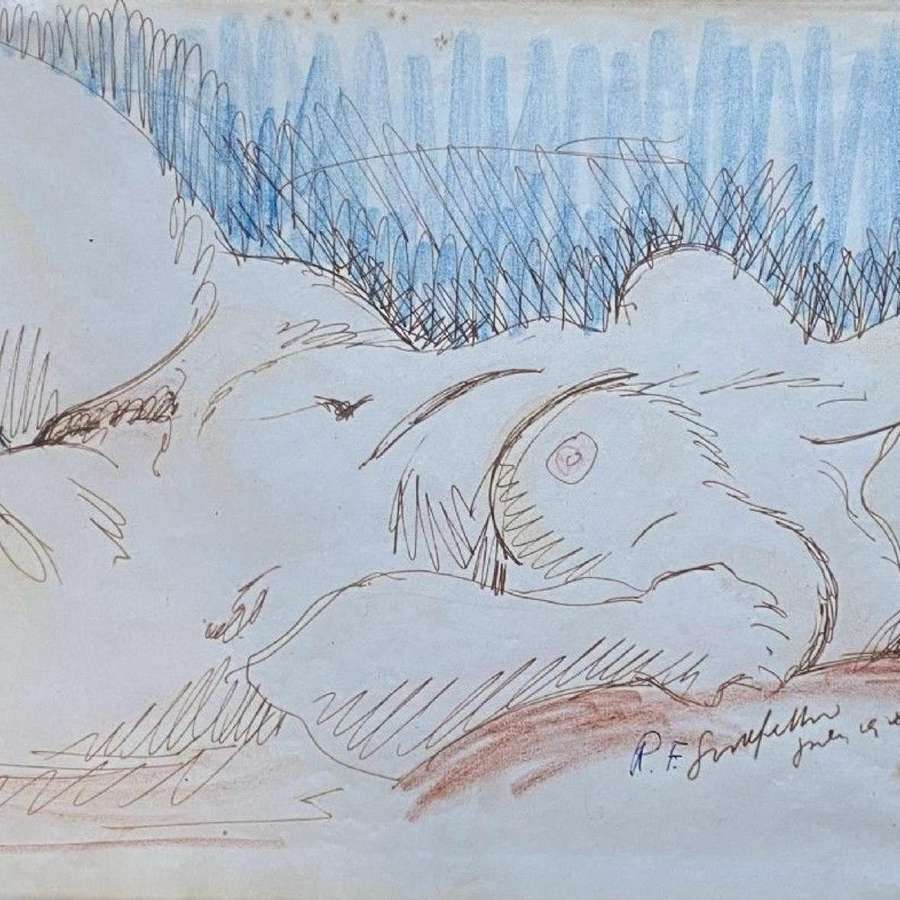 Reginald Goodfellow: Audacious Art Deco Nude, 1918