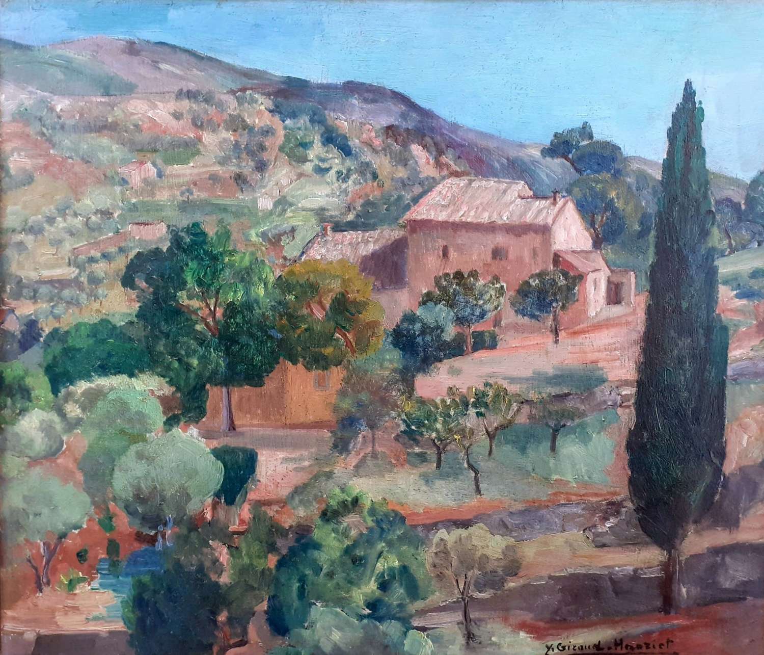Hanriot: Summer In Provence C1935 South Of France French Woman Artist
