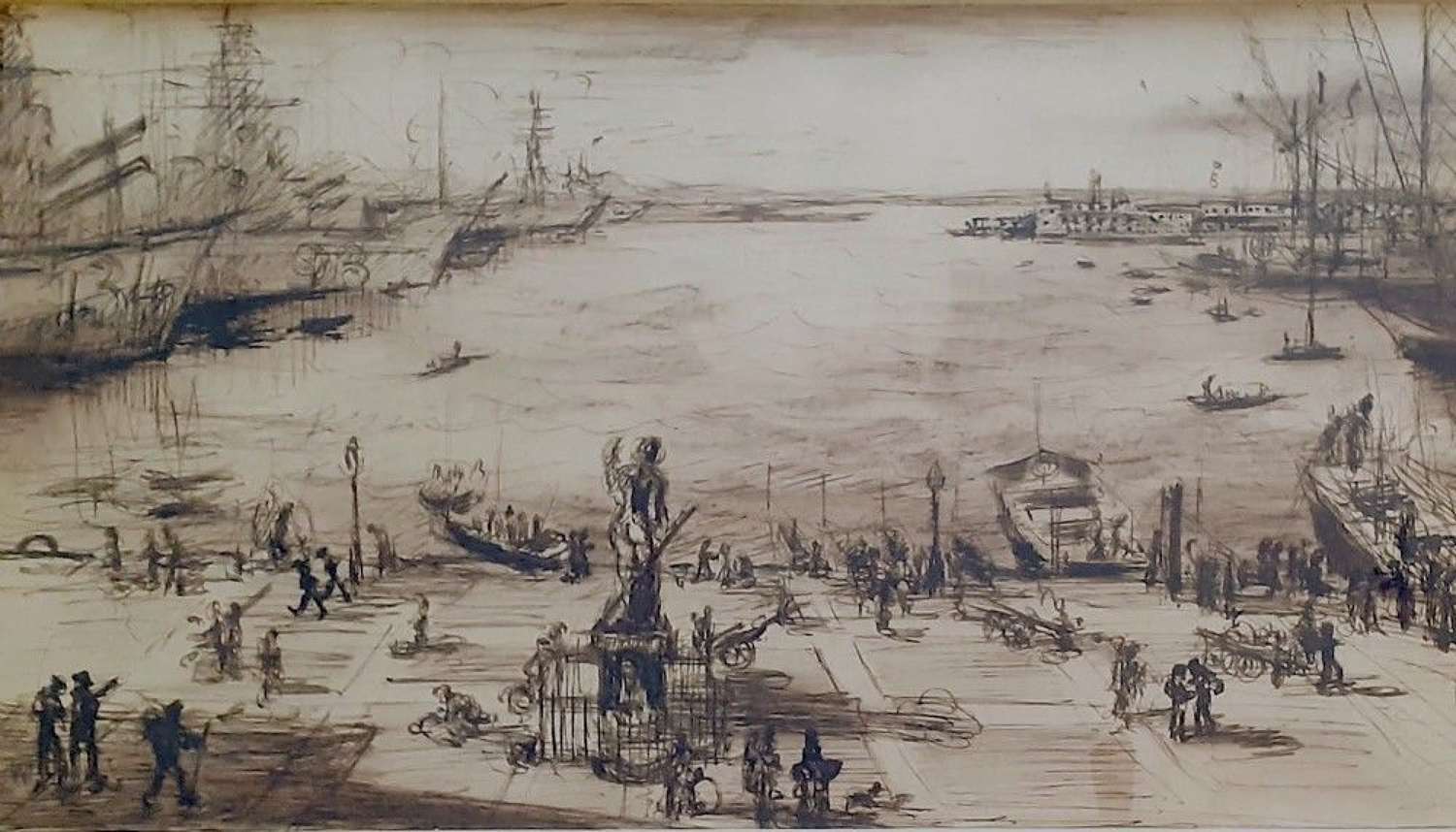 Day To Day Activity A Military Port: Master Drawing Arsenal Of Toulon