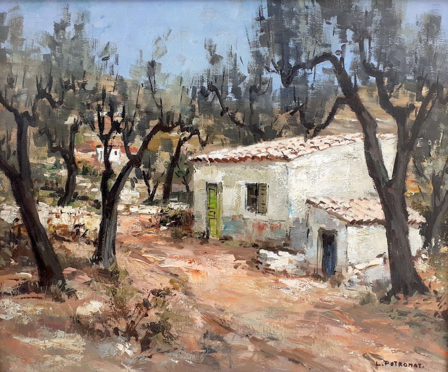 Potronat: Provence Farmhouse And Olive Trees French Riviera Landscape