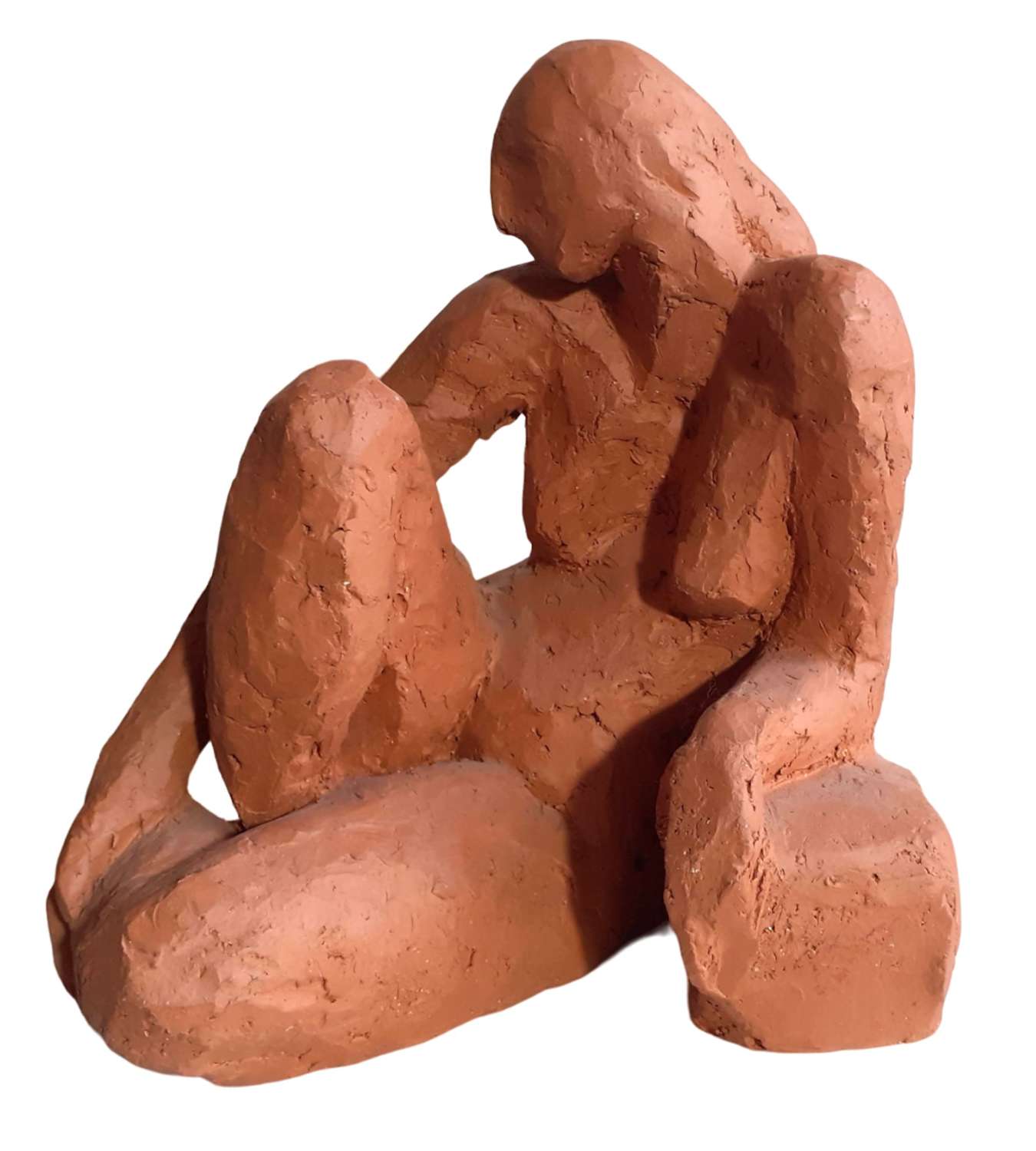 Nathan: Statuesque Female Nude French Terracotta Sculpture